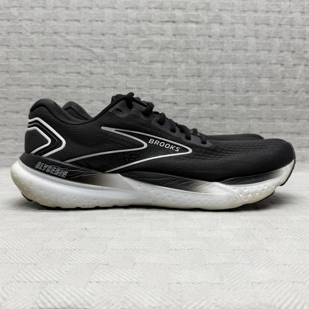 Brooks Glycerin 21 Shoes Mens Size 12.5 Black Sneakers Cushioned 1104191D090